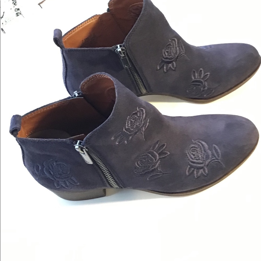 Lucky Brand Basel Embroidery Booties